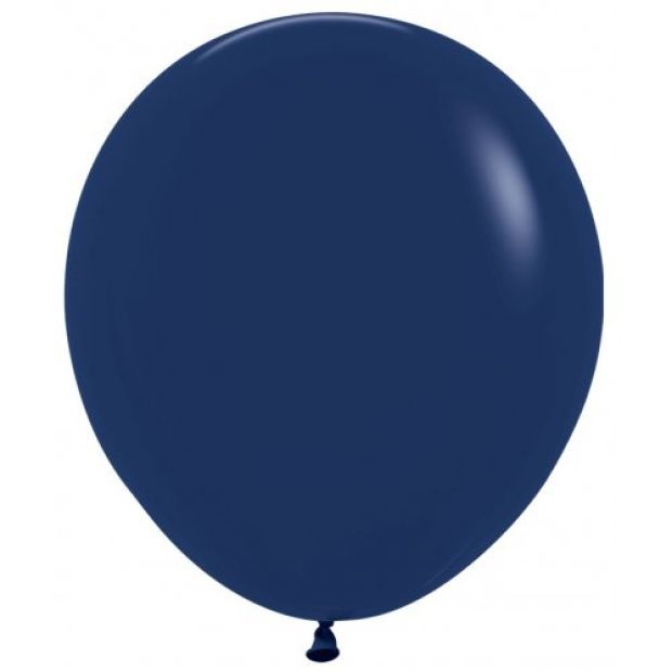 Fashion Navy Blue 45cm Round Balloons 50pk