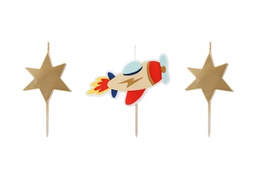 [SCS-19] PD Candles Airplane 5cm 3pk