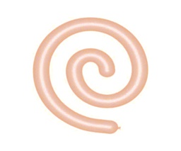 [5160130] Fashion Peach 160 Twisty Balloon 100pk