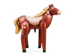 [FB229] PD Foil Balloon Horse 110x126cm