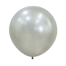 [7062665] Silk Cream Pearl 60cm Round Balloons 2pk