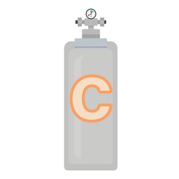[29684681] Helium Gas C Cylinder