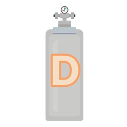 [29684682] Helium Gas D Cylinder