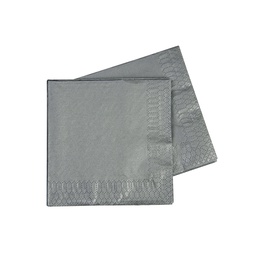 [6070MSP] FS Cocktail Napkin 250mm Metallic Silver 40pk