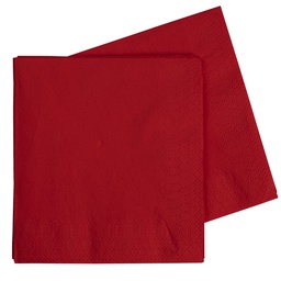 [6073ARP] FS Dinner Napkin 400mm Apple Red 40pk