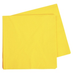 [6073CYP] FS Dinner Napkin 400mm Canary Yellow 40pk (D)