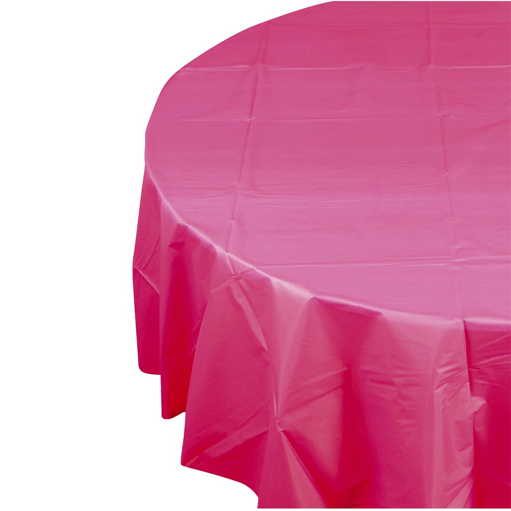 FS Round Tablecover 2.1m Magenta 1pk