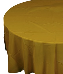 [5082MGP] FS Round Tablecover 2.1m Metallic Gold 1pk
