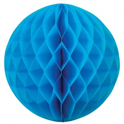 [5208EB] FS  Honeycomb Ball Electric Blue  35cm 1 pk (D)