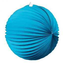 [5213EB] FS  Accordion Lantern Electric Blue  35cm 1 pk (D)