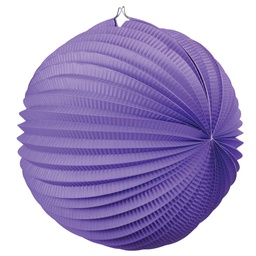 [5213LI] FS  Accordion Lantern Lilac  35cm 1 pk (D)
