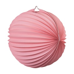 [5214CP] FS  Accordion Lantern Classic Pink  25cm 1 pk (D)