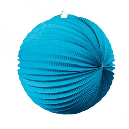 [5214EB] FS  Accordion Lantern Electric Blue  25cm 1 pk (D)