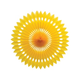 [5216Y] FS  Hanging Fan Yellow 40cm 1 pk (D)
