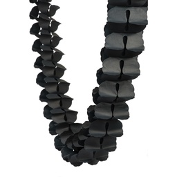 [5215BLK] FS  Honeycomb Garland Black 4m 1 pk