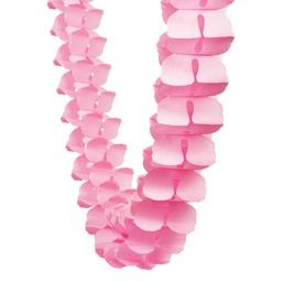 [5215CP] FS  Honeycomb Garland Classic Pink 4m 1 pk