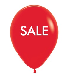 [5910216] Sale Red White Ink ND 30cm DSP Balloons 50pk