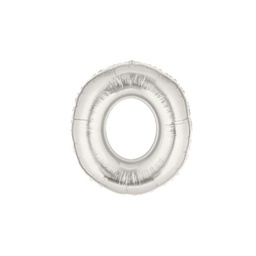 [2514840S] M/Loon Mini Zero Silver Foil Balloon 7&quot; 1pk