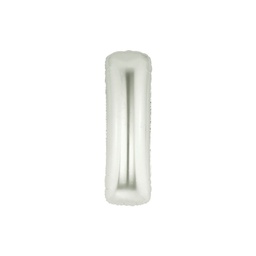 [2514909IS] M/Loon Mini I Silver Foil Balloon 7&quot; 1pk