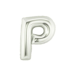[2514916PS] M/Loon Mini P Silver Foil Balloon 7&quot; 1pk