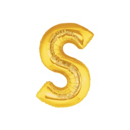 [2514919SG] M/Loon Mini S Gold Foil Balloon 7&quot; 1pk