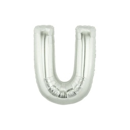 [2514922US] M/Loon Mini U Silver Foil Balloon 7&quot; 1pk