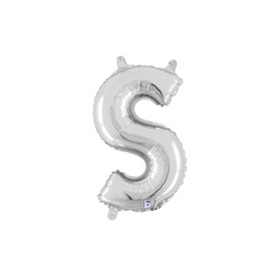 [2534919SSP] M/loon Jnr. S Silver Foil 14&quot; Valved 1pk