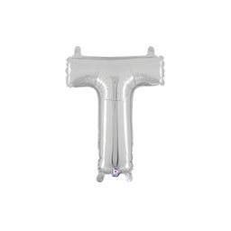 [2534920TSP] M/loon Jnr. T Silver Foil 14&quot; Valved 1pk