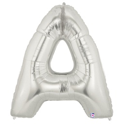 [2515901AS] Megaloon A Silver Foil Balloon 40&quot; 1pk
