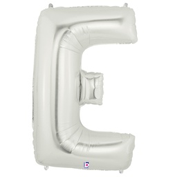 [2515905ES] Megaloon E Silver Foil Balloon 40&quot; 1pk