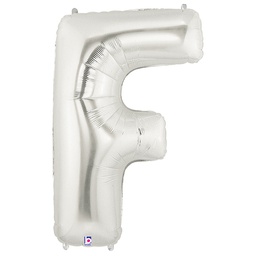 [2515906FS] Megaloon F Silver Foil Balloon 40&quot; 1pk