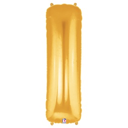 [2515909IG] Megaloon I Gold Foil Balloon 40&quot; 1pk