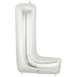 [2515912LS] Megaloon L Silver Foil Balloon 40&quot; 1pk