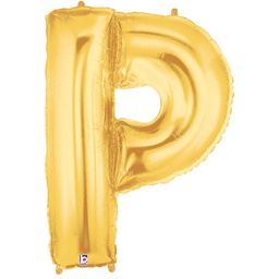 [2515916PG] Megaloon P Gold Foil Balloon 40&quot; 1pk