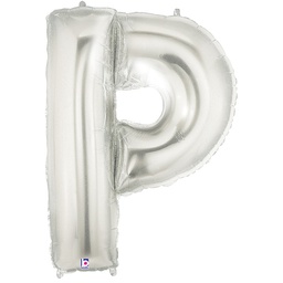 [2515916PS] Megaloon P Silver Foil Balloon 40&quot; 1pk