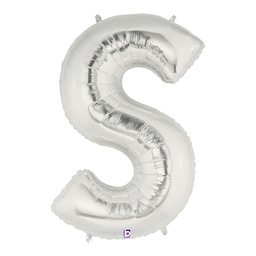 [2515919SS] Megaloon S Silver Foil Balloon 40&quot; 1pk