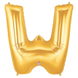 [2515924WG] Megaloon W Gold Foil Balloon 40&quot; 1pk