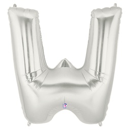 [2515924WS] Megaloon W Silver Foil Balloon 40&quot; 1pk