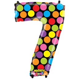 [2514847MP] Megaloon MightyBright 7 Foil Balloon 40&quot; 1pk