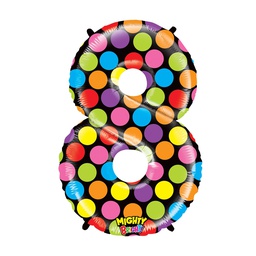 [2514848MP] Megaloon MightyBright 8 Foil Balloon 40&quot; 1pk
