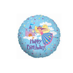 [2586165P] Fairy Princess B'Day Foil 18/45cm Rnd