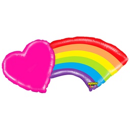 [2535014P] Mighty Bright  Rainbow Shape Foil 43&quot; 1pk