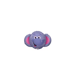 [281975814] Mini Shape Elephant Head Foil 14&quot; 1pk