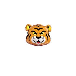 Tiger Head Mini Shape Foil Balloon 14&quot; 1pk