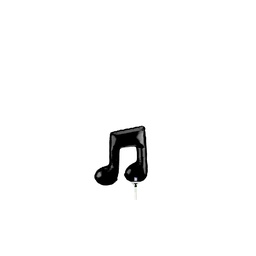 Music Note Double Mini Shape Foil Balloon 14” 1pk