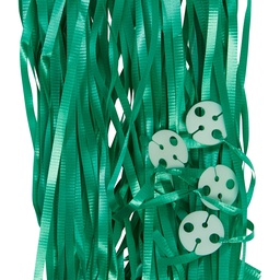 [5420GRP] FS 25's Clipped Balloon Ribbon Green