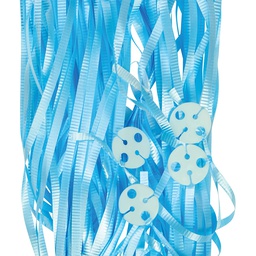 [5420PBP] FS 25's Clipped Balloon Ribbon Pastel Blue