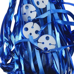 [5425TBP] FS 25's Clipped Balloon Ribbon Met/True Blue