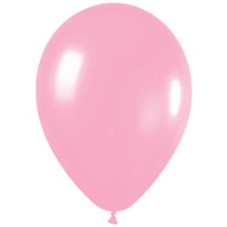 [700009] Matte Pink 30cm Round Balloon 18pk