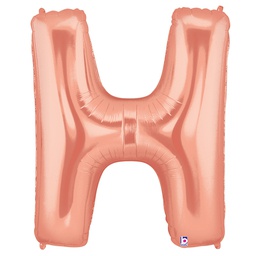 [2515908HRG] Megaloon H Rose Gold Foil Balloon 40&quot; 1pk